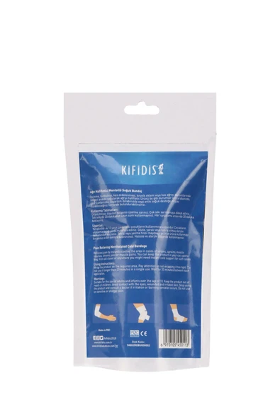 Kifidis Ağrı Hafifletici Mentollü Soğuk Bandaj 10 cm x 2,6 m - 2