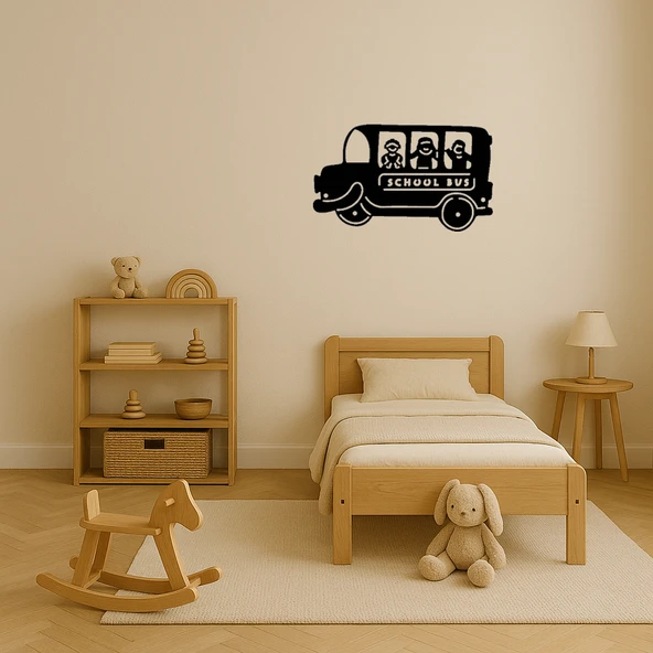 Okul Servisi Dekoratif Tablo - 2