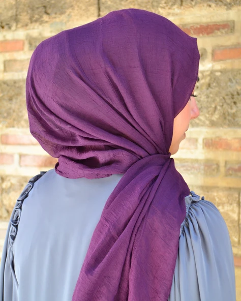 Konfor Bambu Şal Mor– Tok Duruşlu, Kaymaz - Resim 2