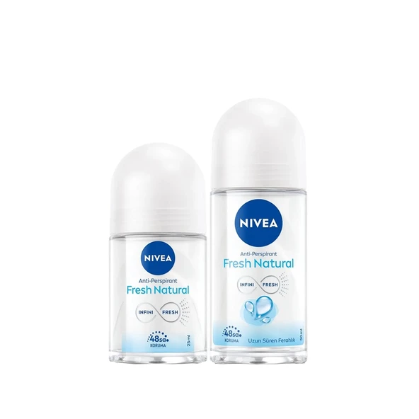 Nivea Fresh Kadın Deodorant Roll-On 50 ml ve 25 ml Set - 1