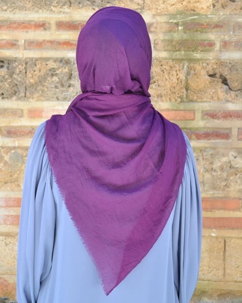 Konfor Bambu Şal Mor– Tok Duruşlu, Kaymaz - Resim 4