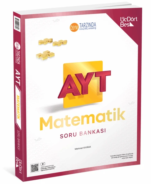 ÜÇDÖRTBEŞ AYT Matematik Soru Bankası ürün görseli
