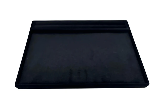 Yeni Model Tay Tüyü Siyah Renk 24x34 Cm Sosisli Servis Sunum Tablası - 2