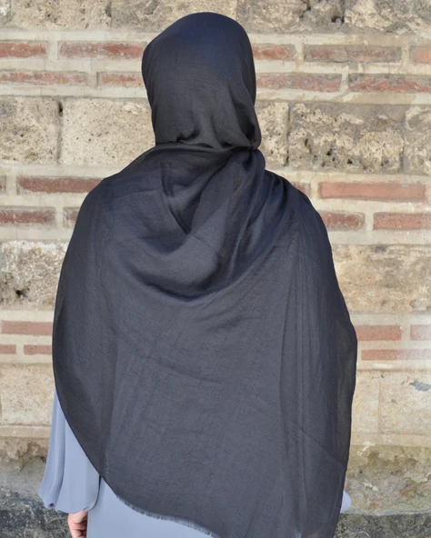 Konfor Bambu Şal Siyah– Tok Duruşlu, Kaymaz - 4