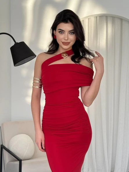 Reta Çapraz Omuz Elbise ürün görseli