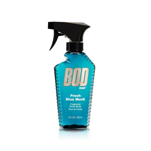 Bodman Fresh Blue Musk Erkek Vücut Spreyi – Temiz ve Okyanus Esintili Koku, 236 mL ürün görseli