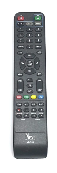 Next Punto Plus HD Orjinal Uydu Kumanda UK-660 ürün görseli