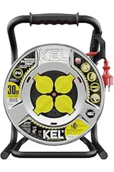 Kel 99462 Profesyonel Uzatma Kablosu 40M 3x2.5 Mm2 Teşhir