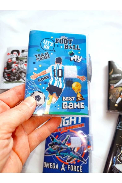 DEFTER NOT ANI CEP DEFTERİ 70 YAPRAK ÇİZGİLİ CIRTLI FİGÜR RENKLERDEN BİRİ GELİR 11x8 CM KÜÇÜK BOY ürün görseli