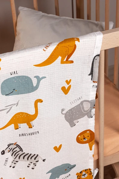 Cotton Collection Bebek 3'lü Müslin Set Douce - 5