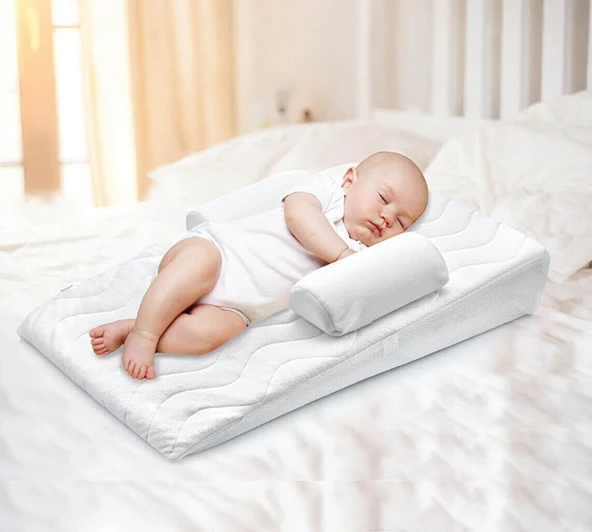 BabyJem Bebek Reflü Yastığı 132 Beyaz - 6
