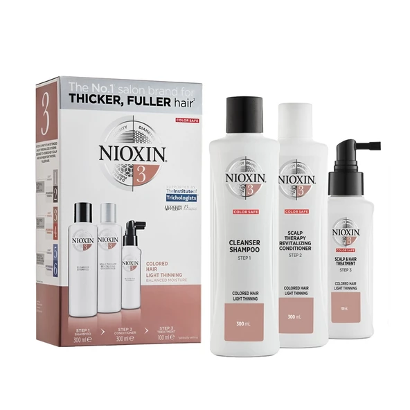 Nioxin 3 Dökülme Karşıtı Set Boyalı Saçlar Büyük Boy - 1