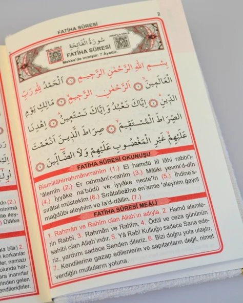 Pleksi Süslemeli Yasinli Kuran-ı Kerim Seti Beyaz - Resim 5