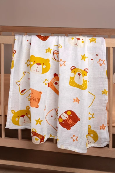 Cotton Collection Bebek 3'lü Müslin Set Douce - 6