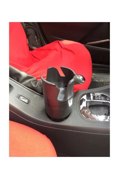 Çok Fonksiyonlu Bardaklık Küllük Geçmeli Siyah - 2