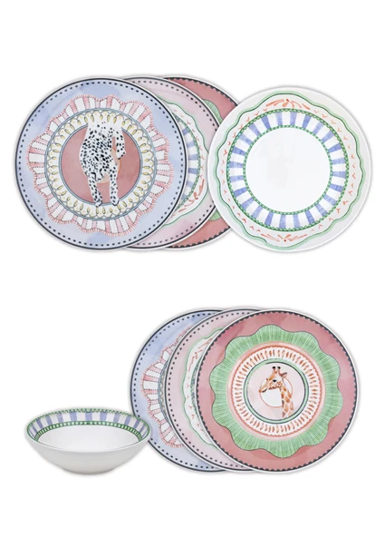 The Mia Spring 6 Kişilik Yemek Takımı 24 Parça Set 1 ürün görseli 1