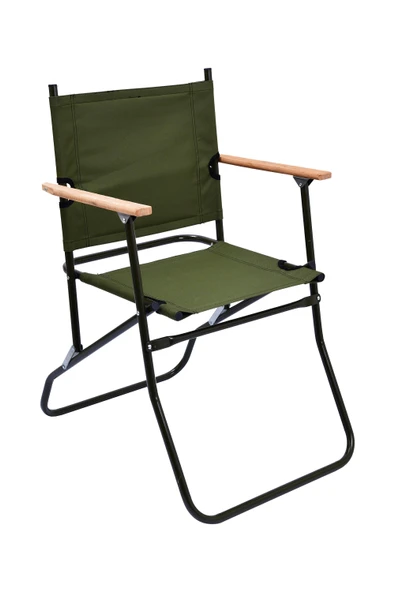 2 Adet 120 Kg kapasiteli Katlanır Kamp Sandalyesi ve 60 x 60 Kamp Masası-2-AS-6060 - 5