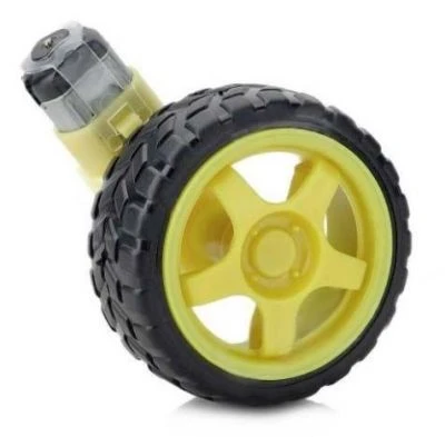 6V 250 RPM Sarı Motor ve Tekerlek Seti - Resim 2