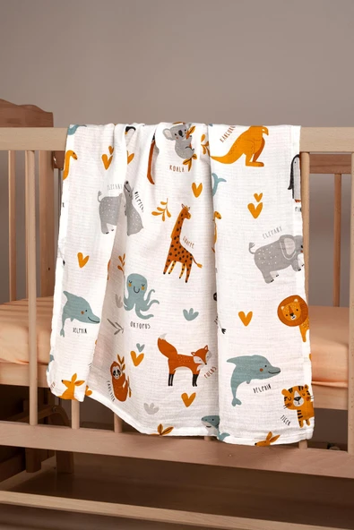 Cotton Collection Bebek 3'lü Müslin Set Douce - 4