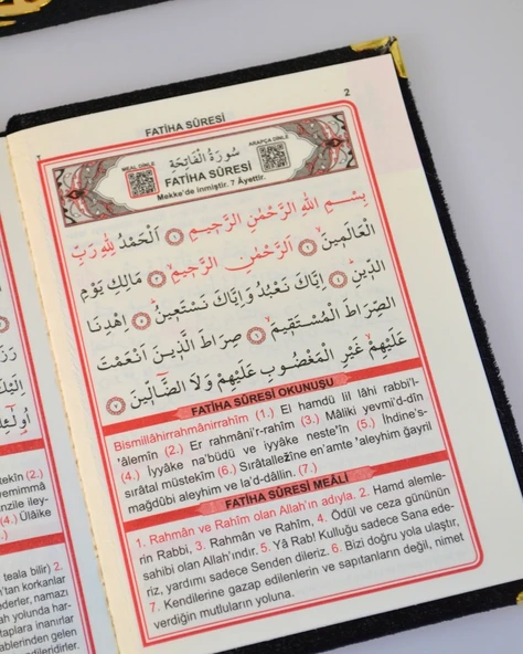 Pleksi Süslemeli Yasinli Kuran-ı Kerim Seti Siyah - Resim 7