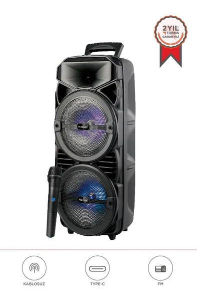 Torima KTS-2411 Mikrofonlu 5.0 Bluetooth Hoparlör Fm Radyo Speaker ürün görseli
