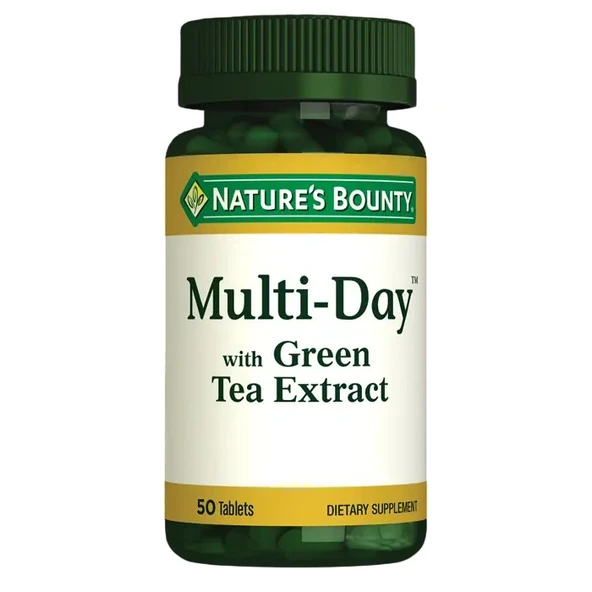 Nature's Bounty Multi-Day with Green Tea Extract 50 Tablet 074312003080 ürün görseli