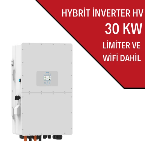 30KW HİBRİT TRİFAZE İNVERTER HV - 6