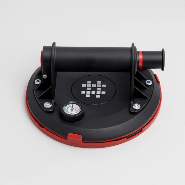 140 Kg Basınç Göstergeli Vakumlu Vantuz Yüksek Güçlü Emiş Cam Seramik Mermer Ağır Yük Taşıma Vakum ürün görseli