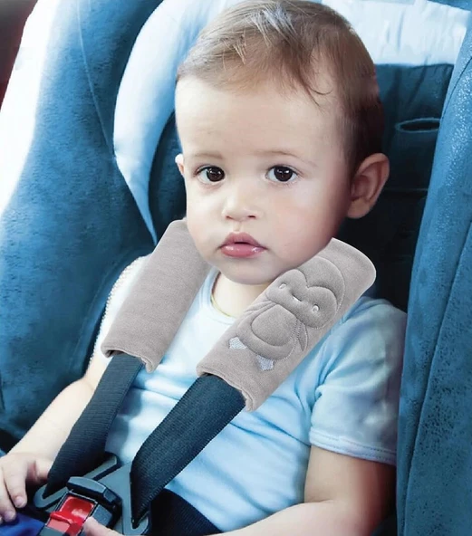 BabyJem Emniyet Kemeri Boyun Koruyucu 349 Ekru - Resim 2