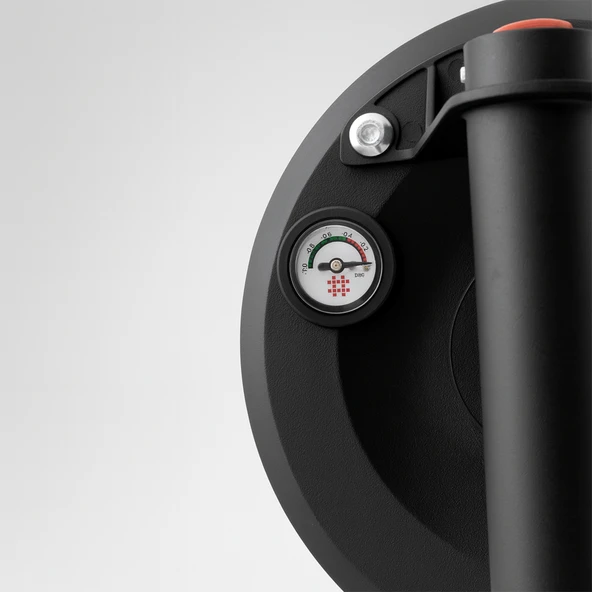 140 Kg Basınç Göstergeli Vakumlu Vantuz Yüksek Güçlü Emiş Cam Seramik Mermer Ağır Yük Taşıma Vakum - Resim 7