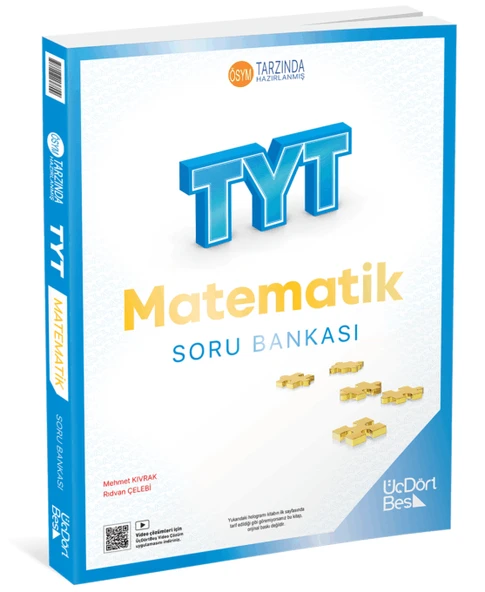 ÜÇDÖRTBEŞ  TYT Matematik Soru Bankası ürün görseli