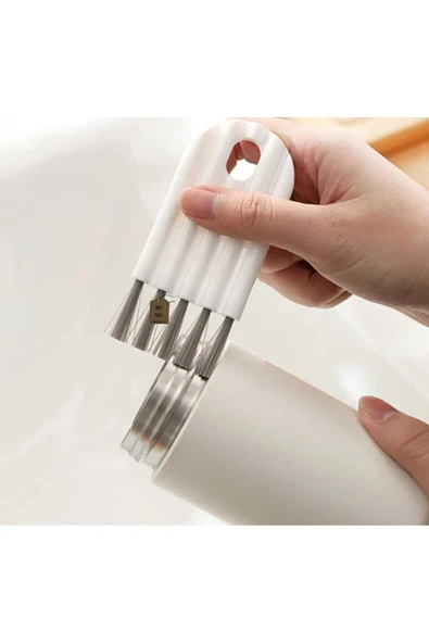 DETAY VE BOŞLUK TEMİZLEME FIRÇASI KLAVYE BANYO MUTFAK ARABA PENCERE TEMİZLEME KÖŞE TEMİZLEME - Resim 3