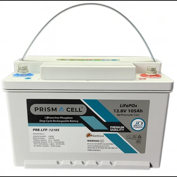 Prismacell 12.8V 105Ah LiFePO4 Akü | Karavan & Solar ürün görseli 1