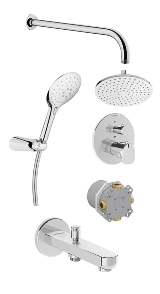 Artema Duş Seti, Root Round, Ankastre, Termostatik, A49279