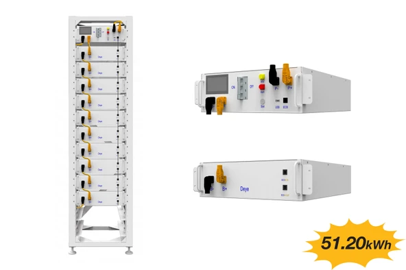 DEYE Yüksek Voltaj Lityum Akü 51.20 kWh - 1
