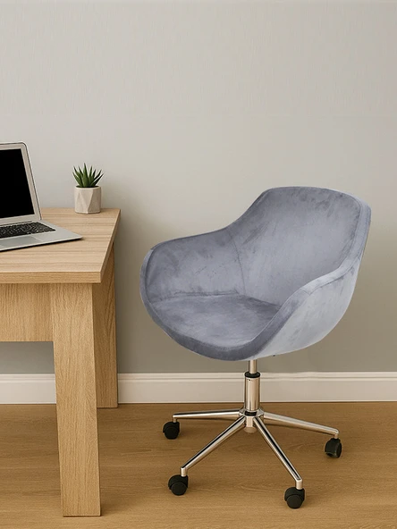 Monev 1 Gri Kumaş Ev ve Ofis Çalışma Koltuğu