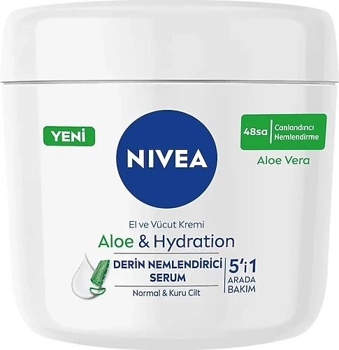 Nivea Aloe Vera El ve Vücut Bakım Kremi 400 ml - 1
