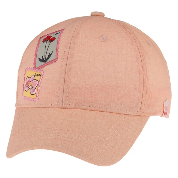 Kitti Çocuk Kız Şapka (4-8 Yaş) Y24200-04 Şeftali ürün görseli 1