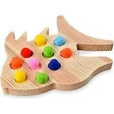 Montessori Eğitici Ponponlu Balık ürün görseli