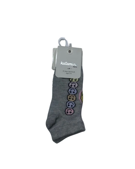 Katamino Güneş Kız Patik Çorap K20307 Asorti - Resim 3