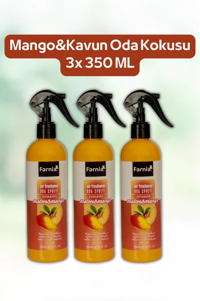 Farnia Kavun & Mango Oda Spreyi 350 Ml Melon & Mango 3 Adet - 2