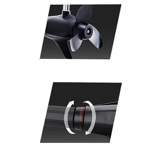 Haibo M150 80 lbs 12V Fırçasız Elektrikli Motor - Resim 3