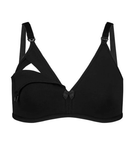 İmer Emzirme Sütyeni 2236 Black - Resim 2