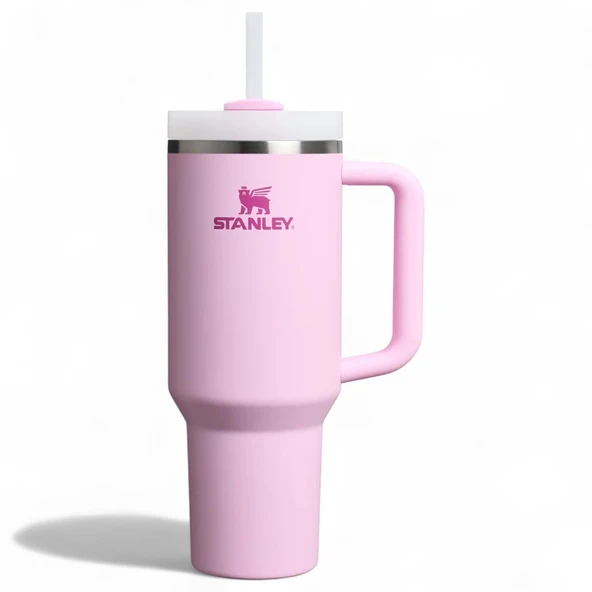Stanley Quencher FlowState Tumbler Pipetli Termos 1.18L Pembe ürün görseli 1