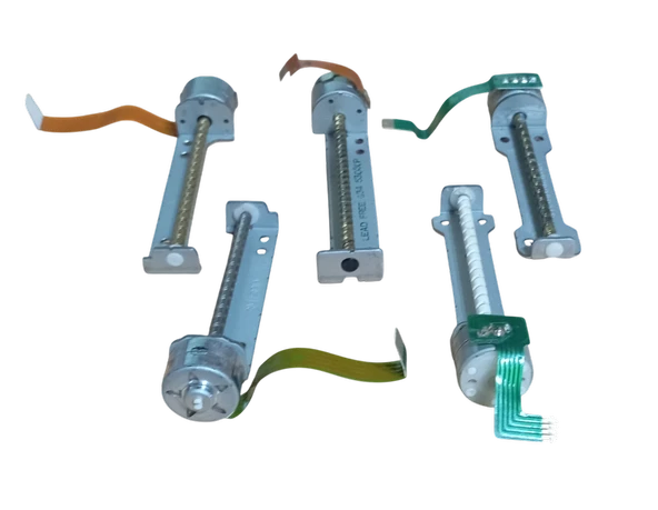 5 Adet Farklı Boyutlarda Flex Kablolu DC 5-6V Bipolar Step Motor - Resim 3
