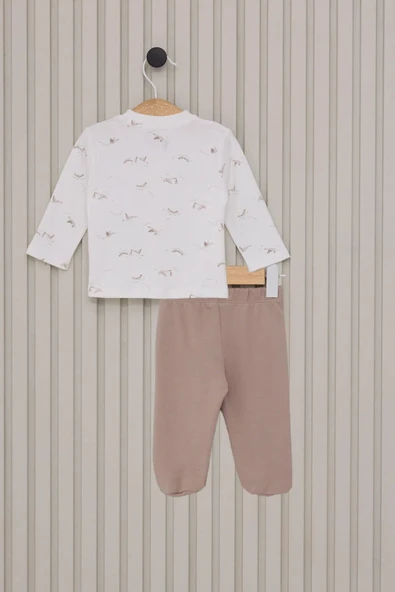 U.S.Polo Erkek Bebek Patikli 3'Lü Takım USB2018 Krem - Resim 4