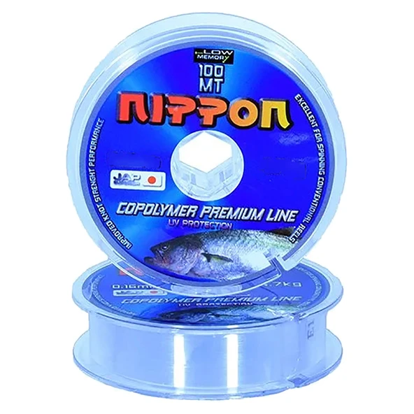 Nippon Premium 100m Monofilament Olta Misinası  0.24mm 9.4kg ürün görseli