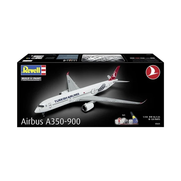 5625 Revell - Turkish Airlines Airbus A350-900 Maket Kiti - 16