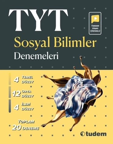 TUDEM TYT SOSYAL BİLİMLER DENEMELERİ ürün görseli 1