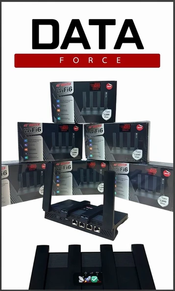 Dataforce CPE WR800-E 5g Sim Kartlı 5.000MAH ŞARJLI 1200Mbps 4 PORT Modem(Tüm Operatör Uyumlu) - 1